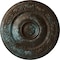 Ekena Millwork Neuveau Ceiling Medallion (Fits Canopies up to 6 3/8"), 24 1/4"OD x 2"P, Bronze Blue Patina CM24NABBS - alternate 1